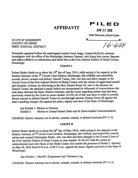 Smith Affidavit