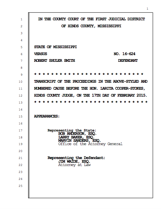 Transcript of Meeting with Cooper-Stokes