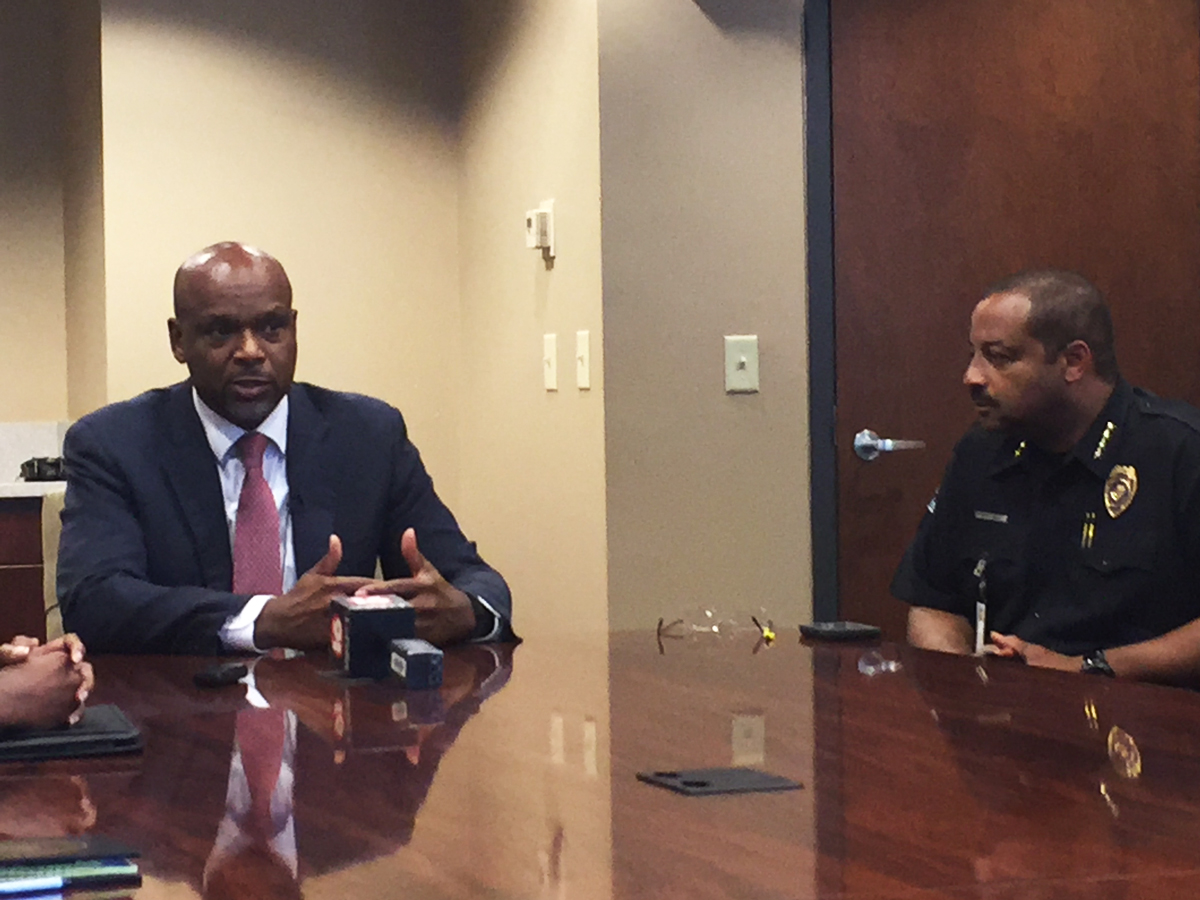 Federal Violence Liaison Visits JPD; Homicide Suspect Named, Sought