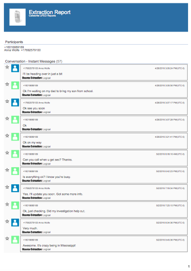 Texts Between DA Smith and Clarion-Ledger