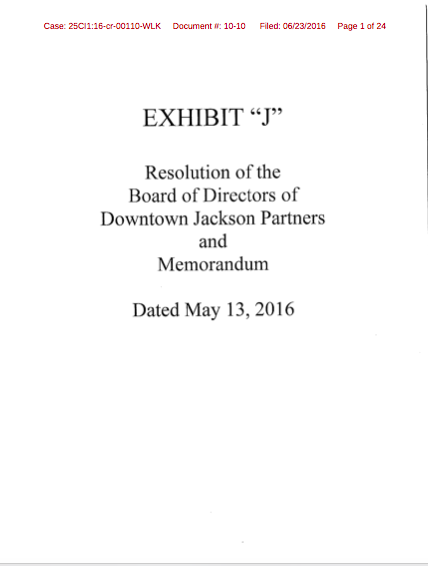 DJP Board Resolution and Report