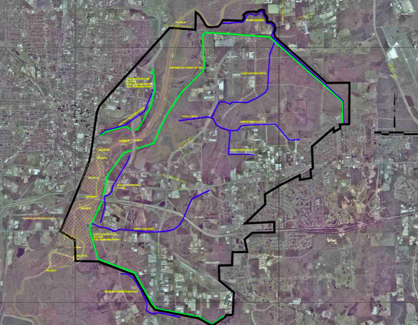 Rankin-Hinds Flood Control District Map (Jurisdictional Boundary)