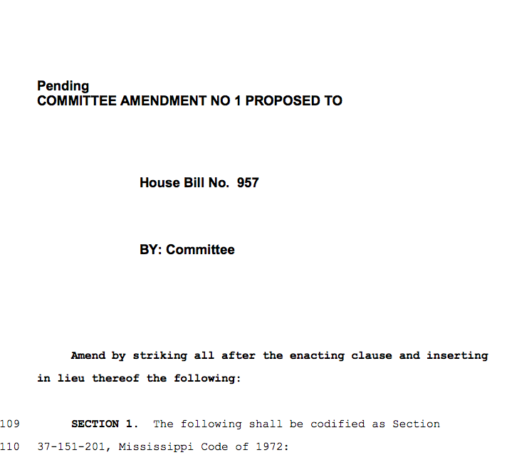 House Bill 957 (Senate Strike-All Amendment)