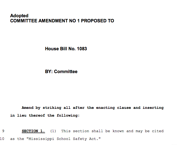 House Bill 1083 (Senate Amendments)