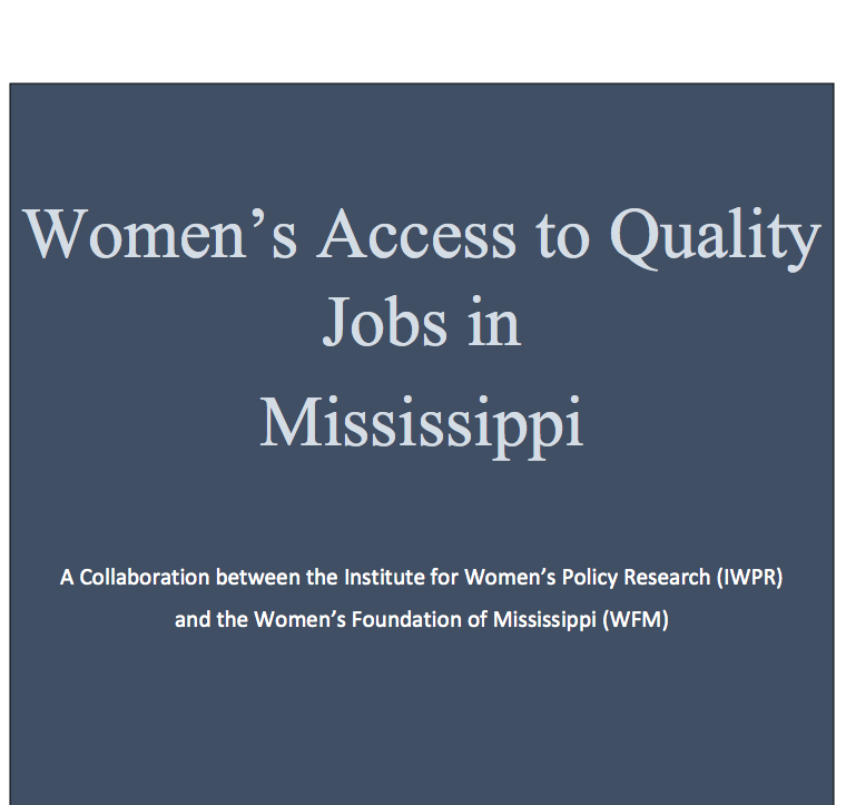 Women’s Access to Quality Jobs in Mississippi