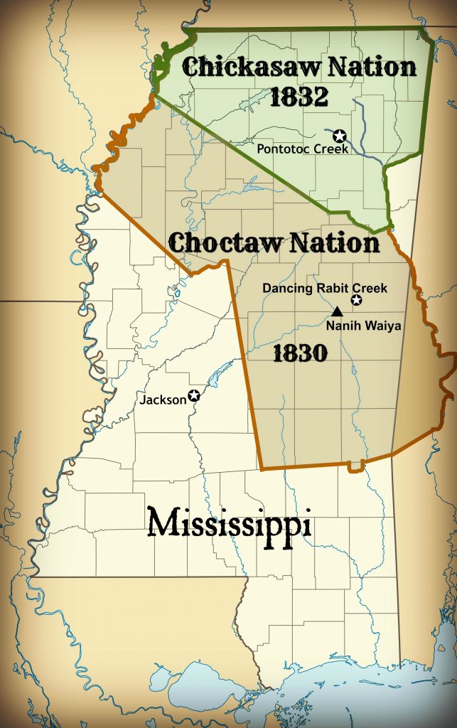 Chickasaw and Choctaw land cessions - Mississippi Free Press