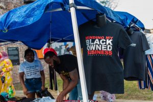 Vendor @ Black Joy As Resistance Festival on Farish Street; June 19, 2020