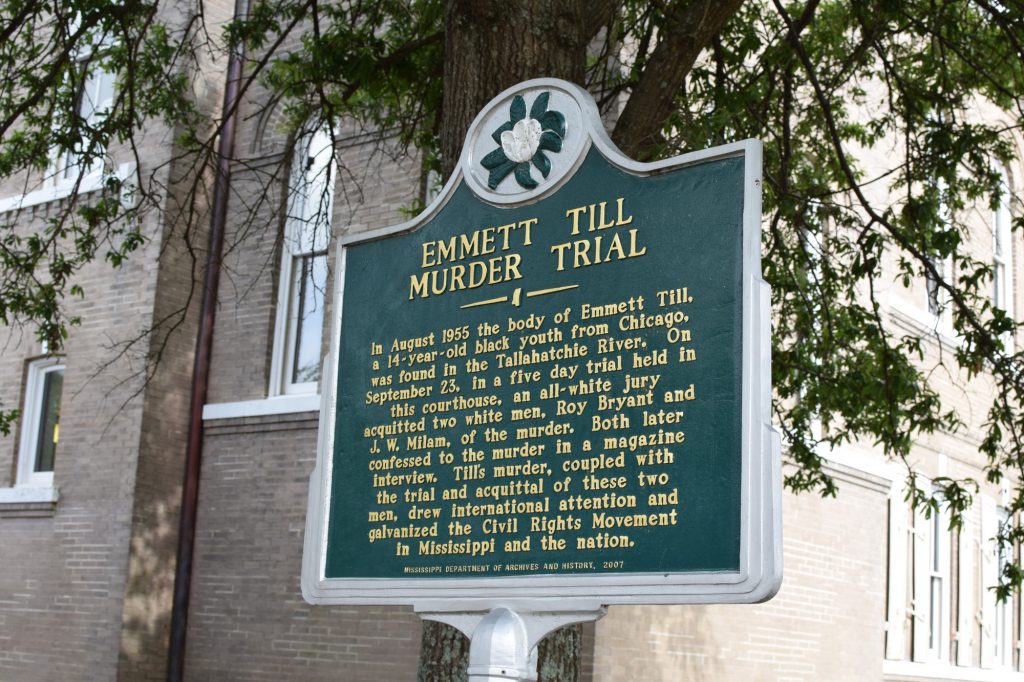 Emmett Till murder trial marker