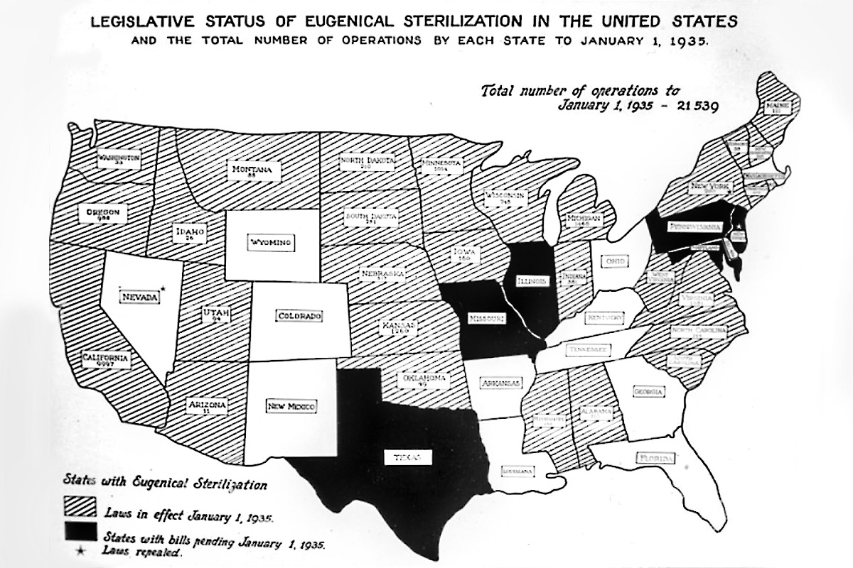 1935 US Sterilization Map