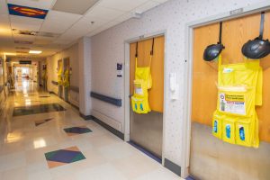 the hallway of the children's of MS