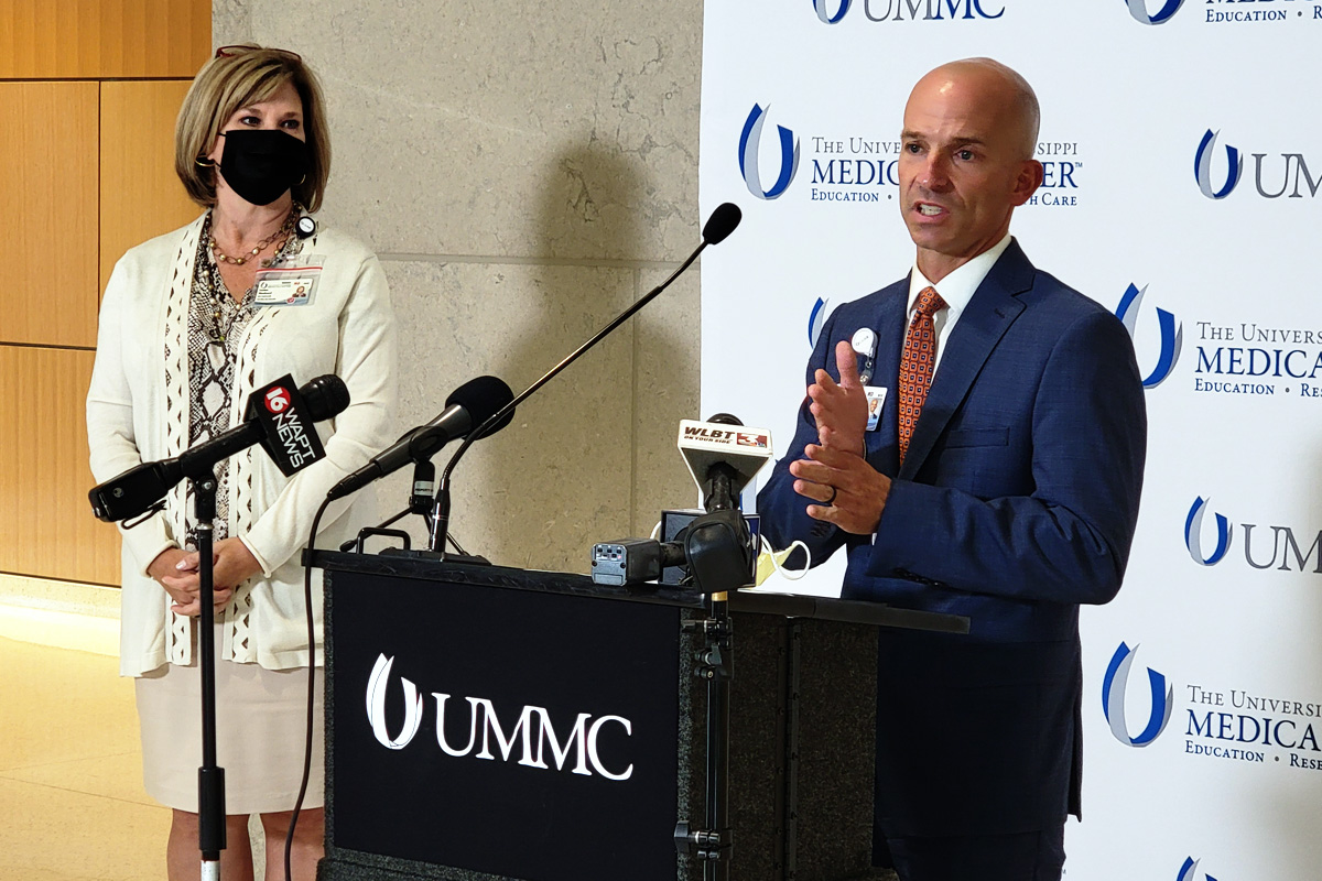 Dr. Alan Jones, assistant vice chancellor of the University of Mississippi Medical Center,