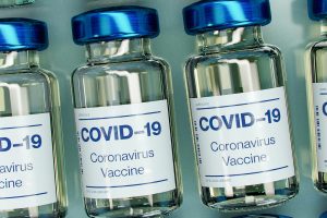 Covid-19 vaccine bottles