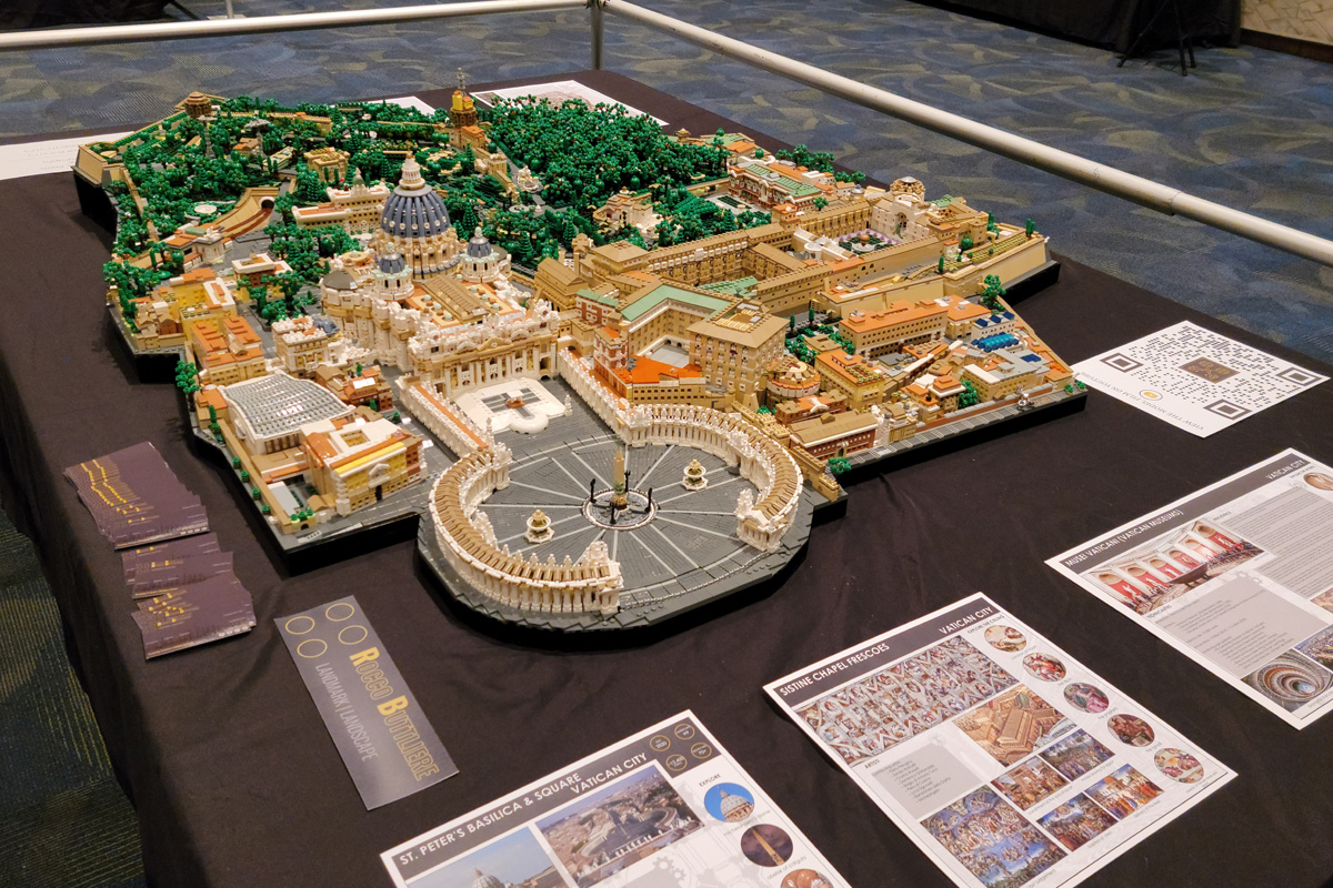 Lego build of Vatican City