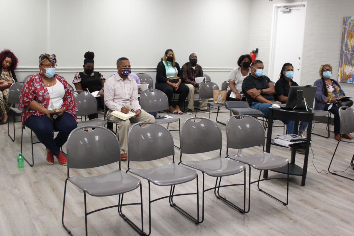 , participants at the Mississippi Black Pages’ ‘Network Your Net Worth Professional Mixer’ program
