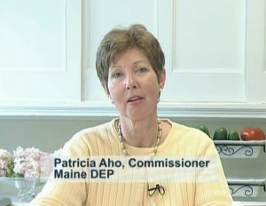Patricia Aho in a white sweater