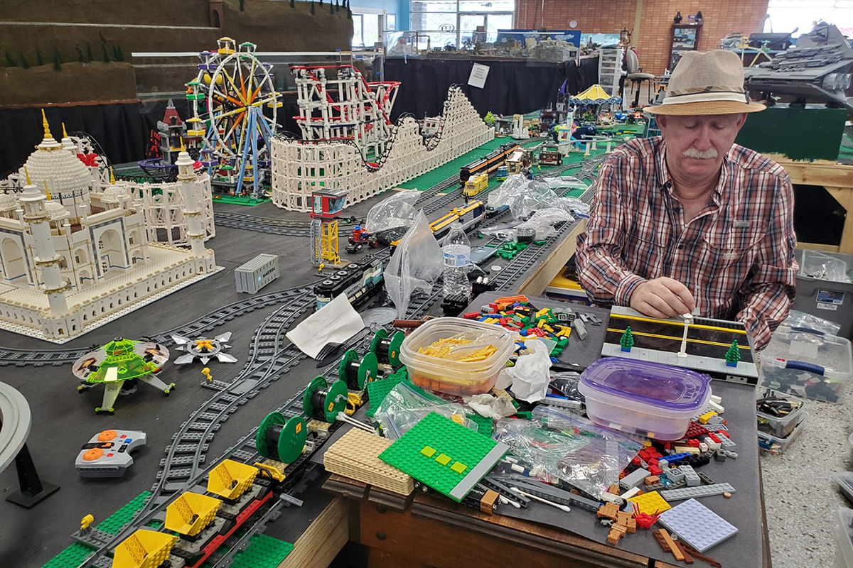LEGO Leader Bruce Coons of the Mississippi Coast Model Railroad Museum