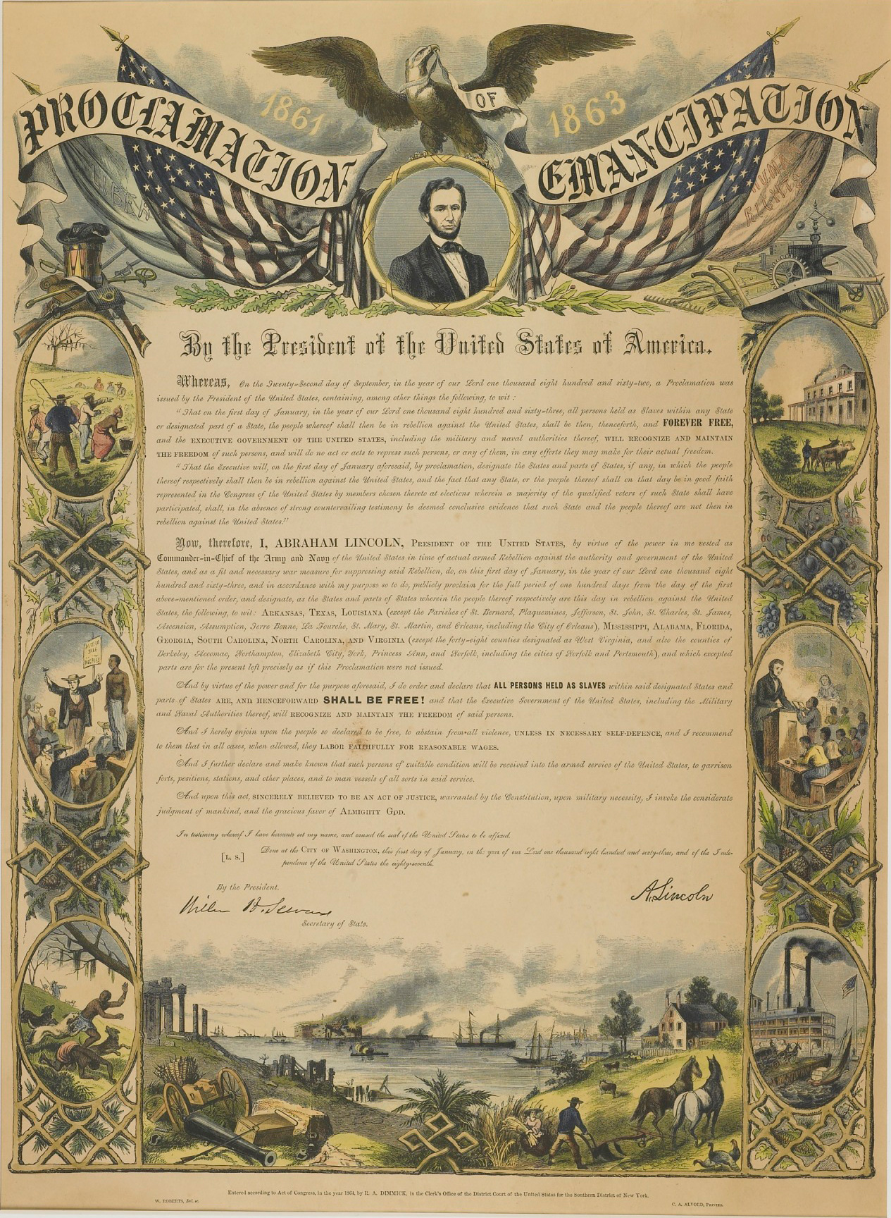 The Proclamation of Emancipation 1861-1863
