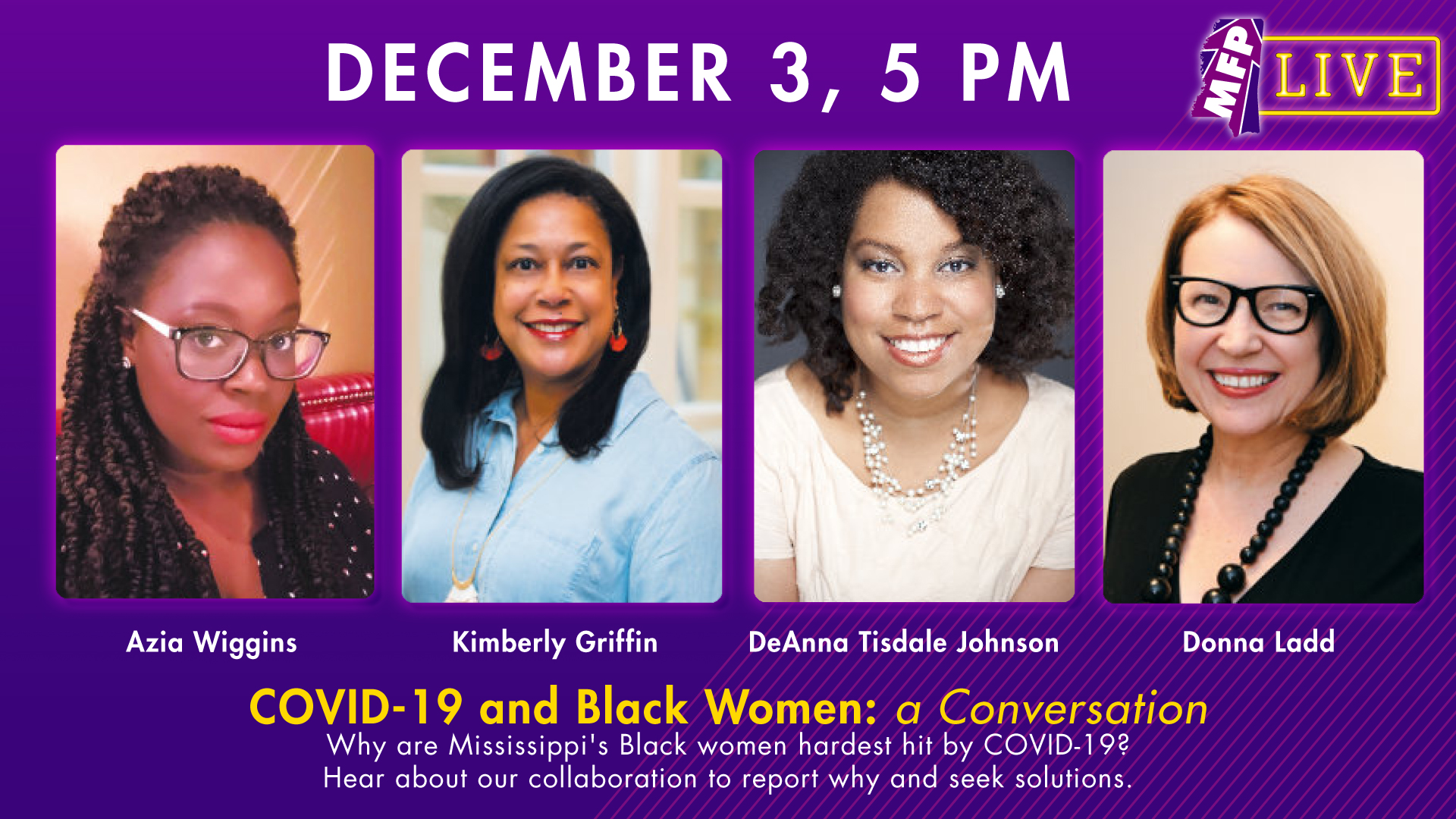 MFP Live Black Women and Covid-19 Project Members