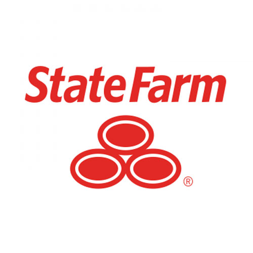 The red state farm logo with three circle below the text