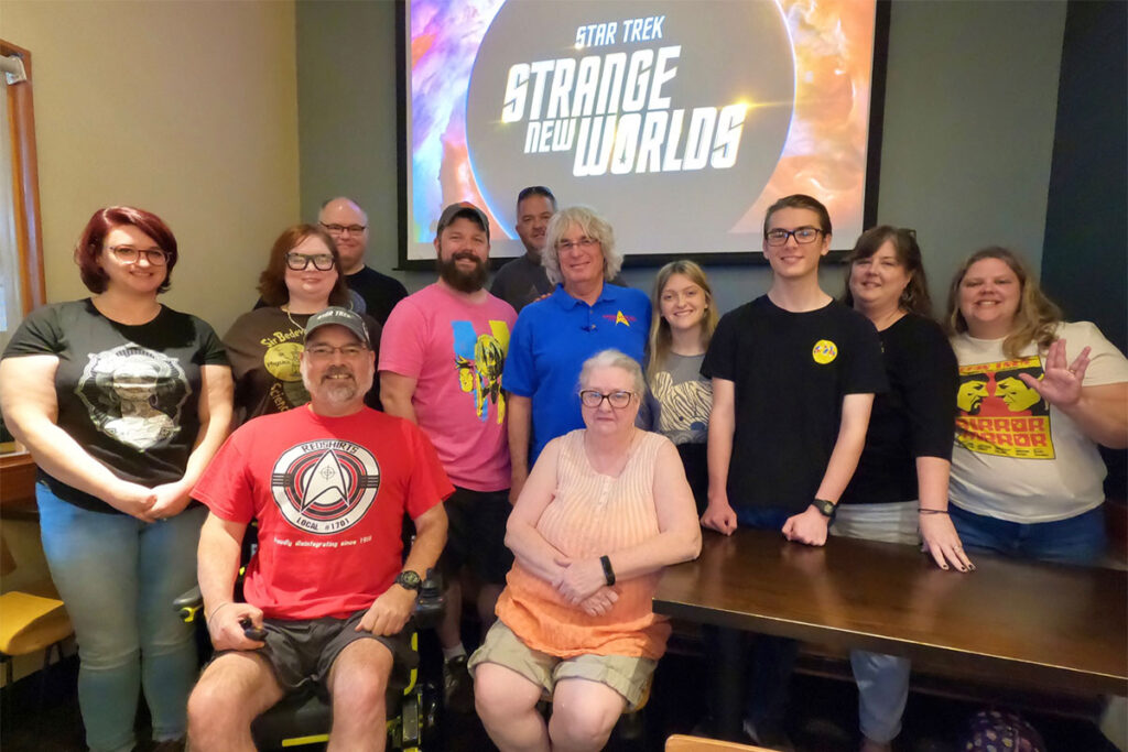 Jackson Chapter of Star Trek Club at a meeting