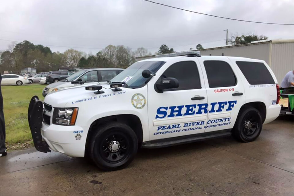 Pearl River County Sheriff vehicle