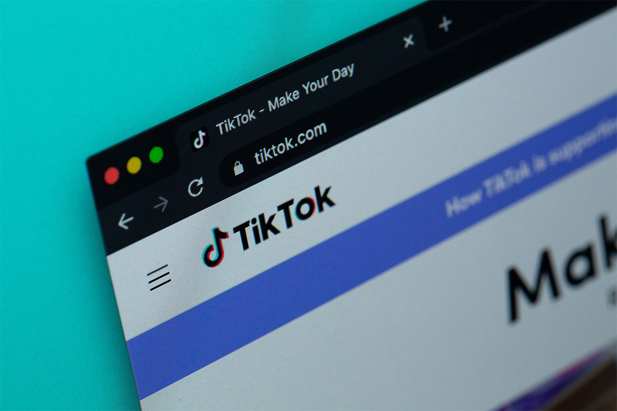 Tiktok.com on a website