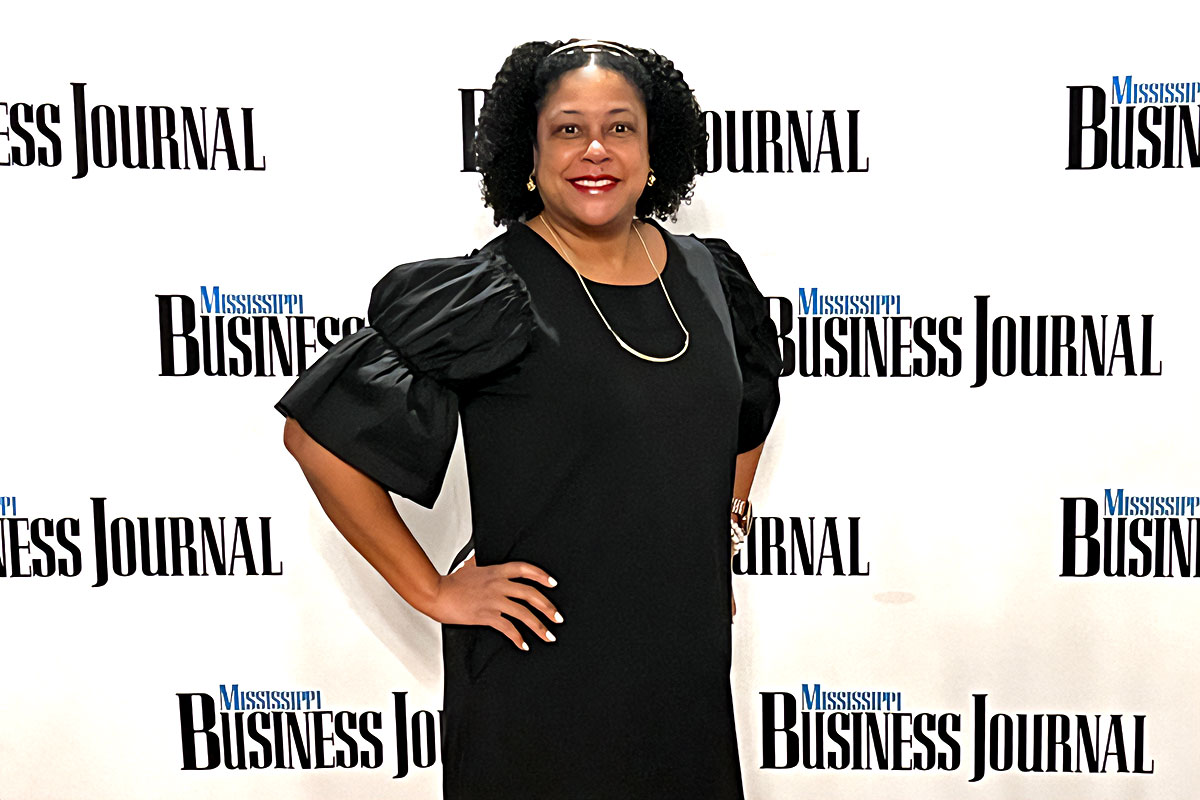 Kimberly Griffin at the Mississippi Business Journal Business Woman of the Year awards