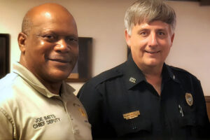 Benton County Sheriff Deputy Joe Batts and Ashland Police Chief Randy Hobson