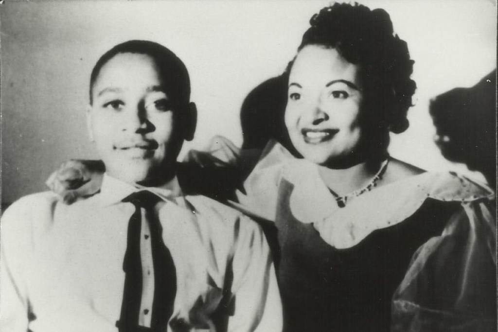 Emmett Till and his mother Mamie Till