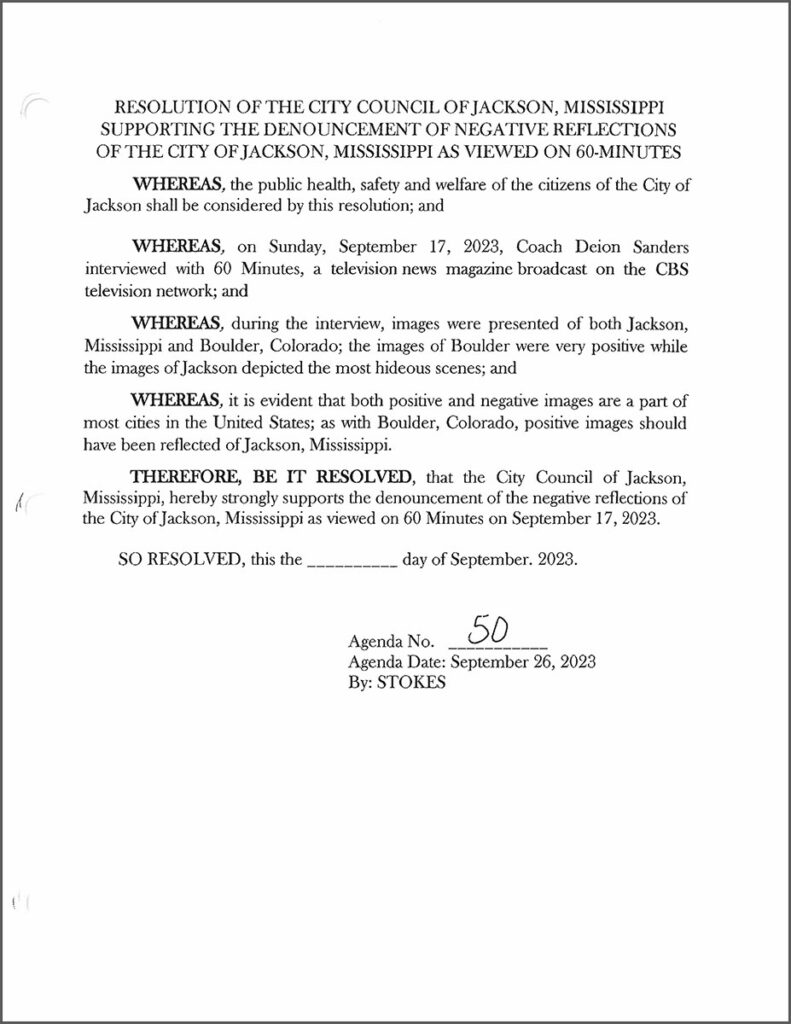 2023-09-26 Jackson city council denouncement