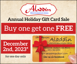 Aladdin 2023 Annual Holiday Gift Card Sale