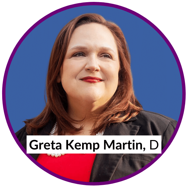 Greta Kemp Martin, Democrat