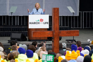 Mississippi Attorney General Lynn Fitch speaks during the March for Life rally