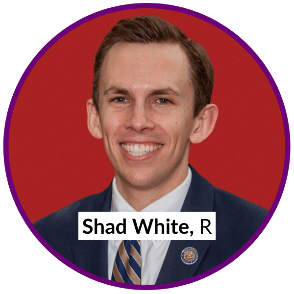 Shad White, Republican