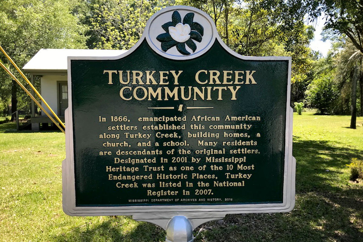 Turkey Creek Community historical marker