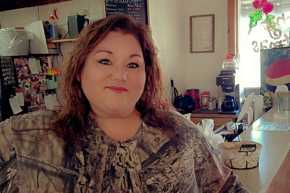 Closeup of Misty Logan, owner of The Ville restaurant