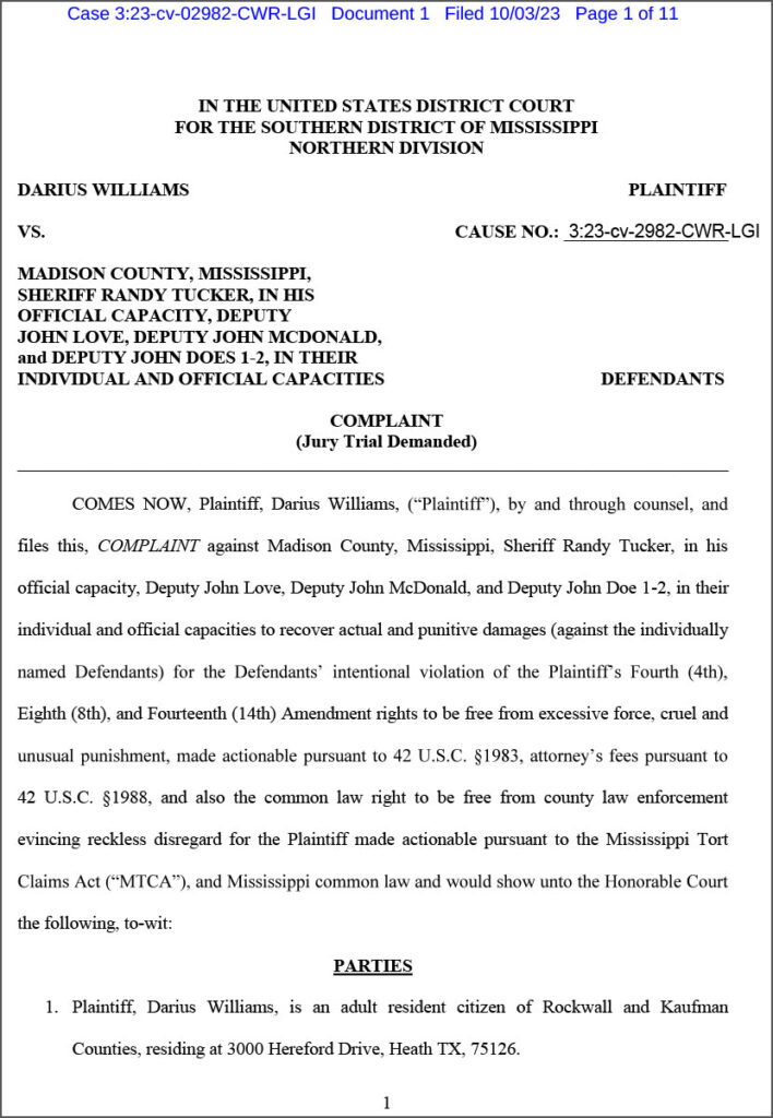 filed.Complaint v. Madison County