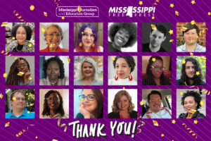 The MFP staff on a graphic that says Thank you