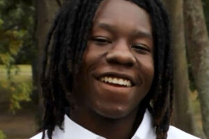 Closeup of Kadarius Smith, smiling
