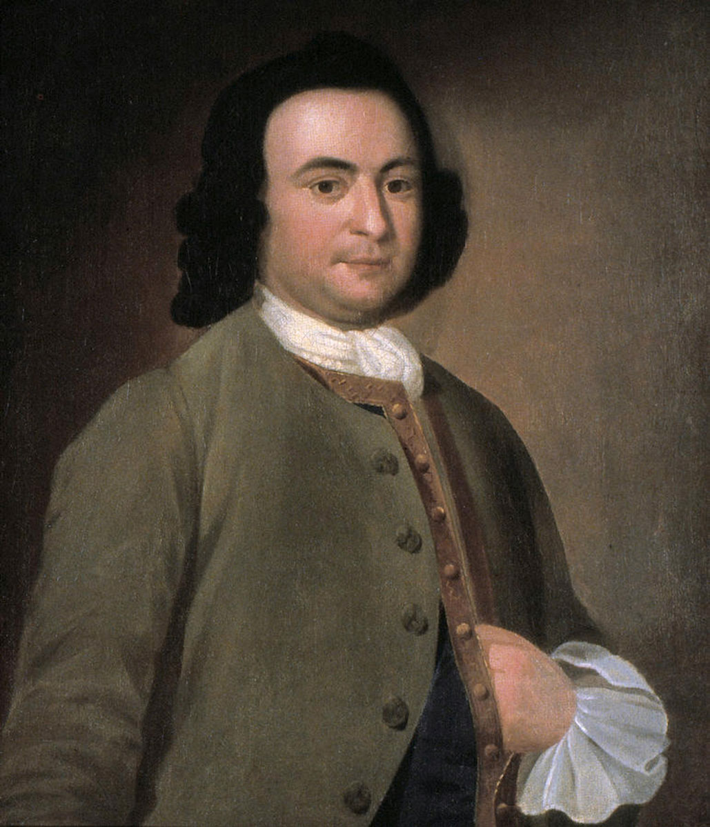 A man in formal 18th century dress