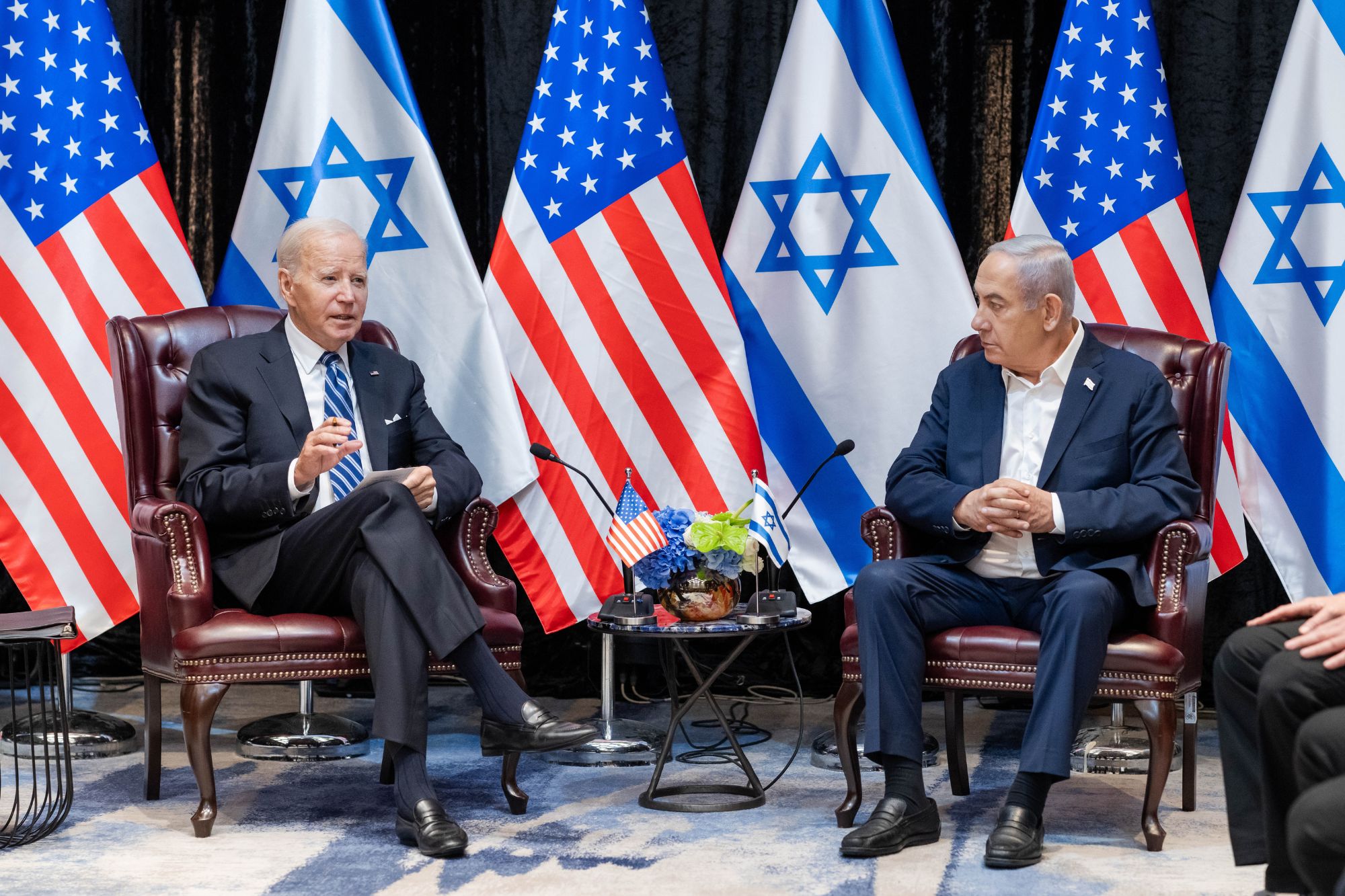 President Joe Biden, seen here at a bilateral meeting with Prime Minister Benjamin Netanyahu