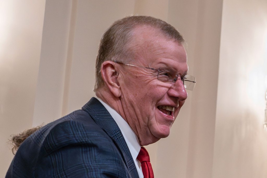 Rep. Mike Ezell, smiling