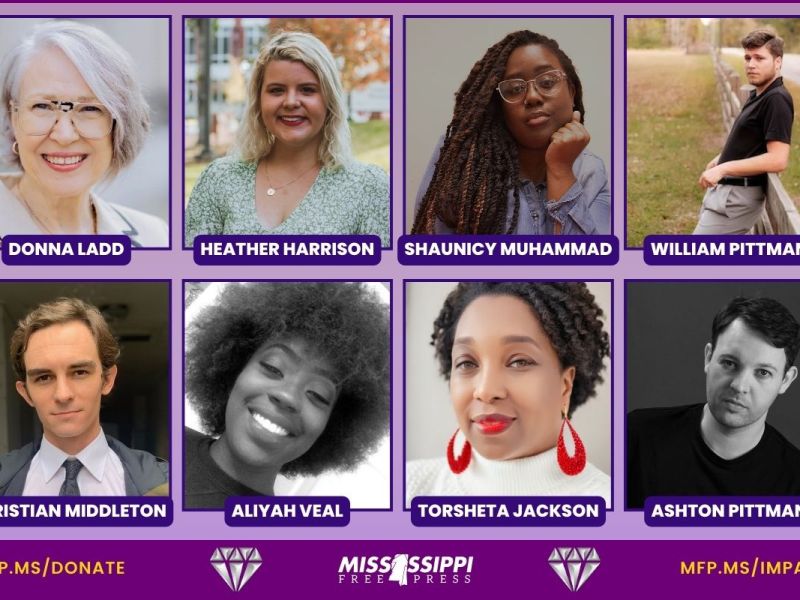 Eight staff members of the Mississippi Free Press