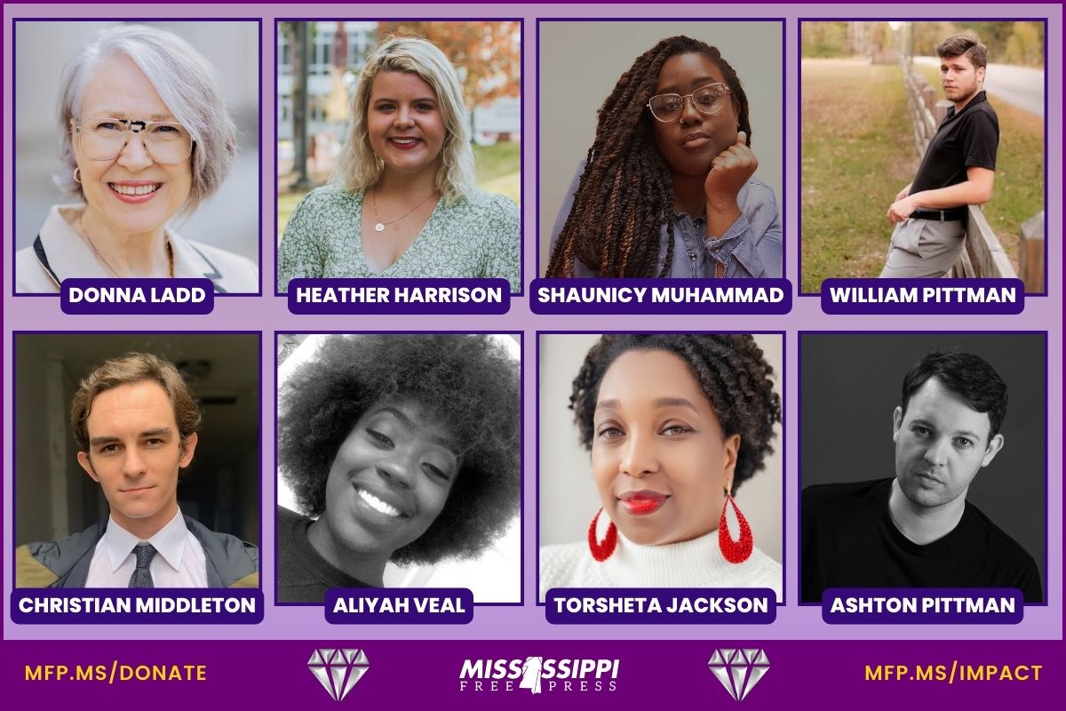 Eight staff members of the Mississippi Free Press