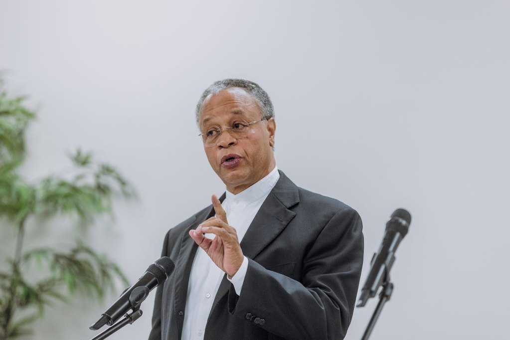Mayoral Candidate speaking at a Forum in Jackson, Mississippi.