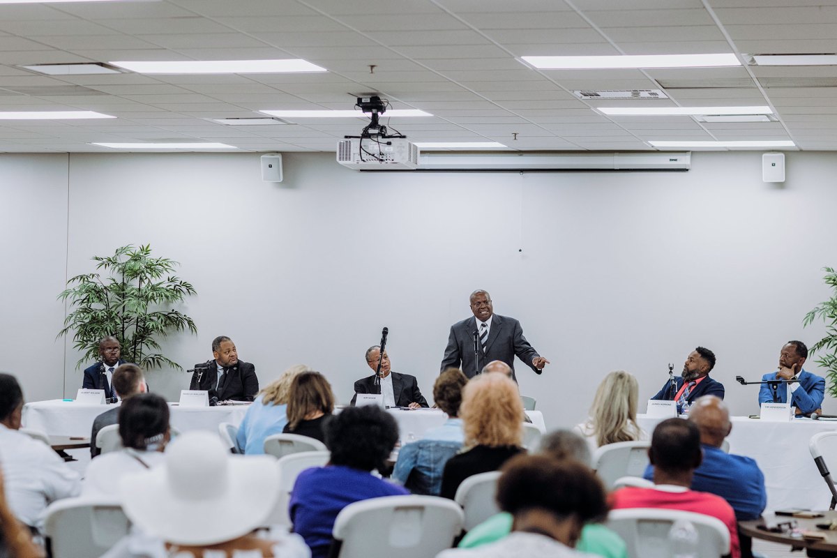 Mayoral Candidates speaking at Forum in Jackson, Mississippi.