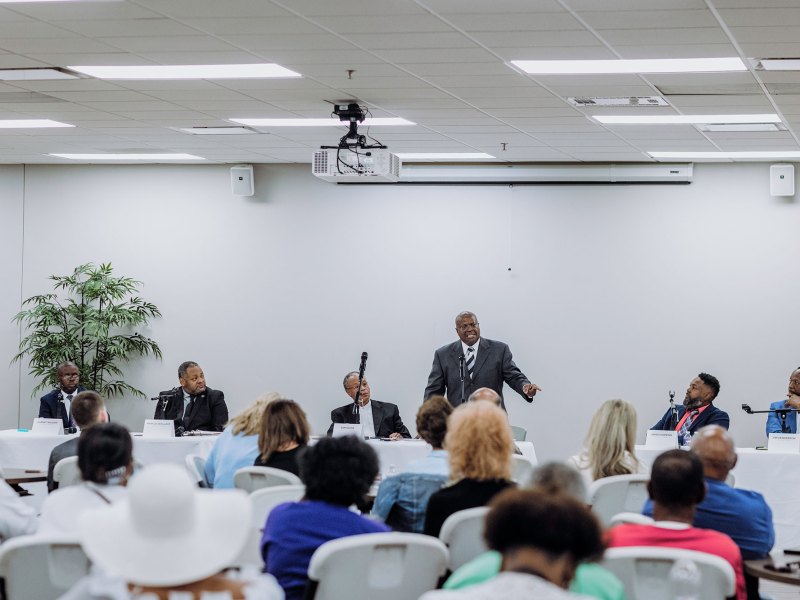 Mayoral Candidates speaking at Forum in Jackson, Mississippi.
