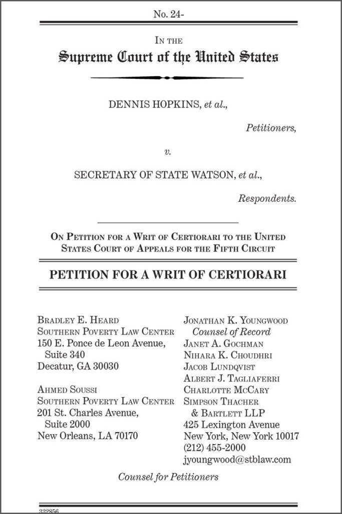 Petition for a writ of certiorari