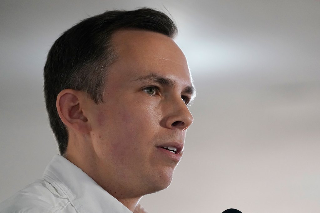 a closeup photo of shad white speaking