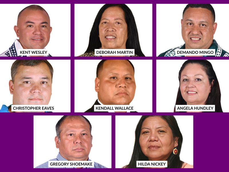Portrait photos of eight people